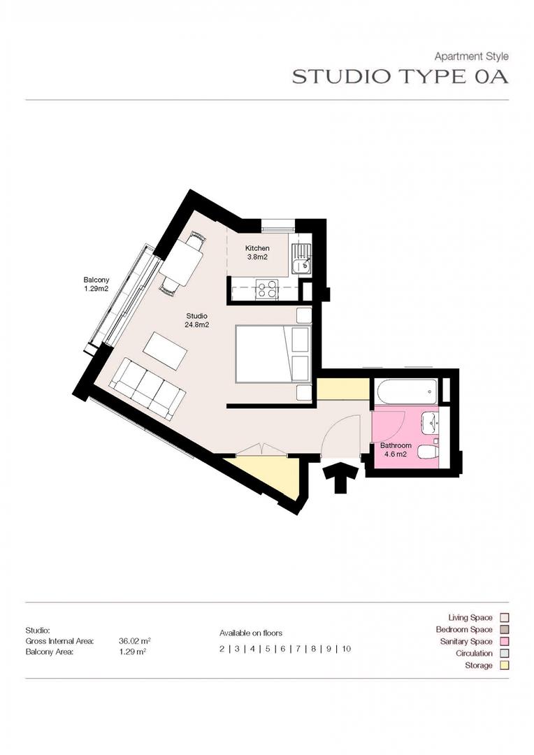  Image of Apartment - 1 Bathrooms for Sale in Quay 29-Gibraltar, Image 18